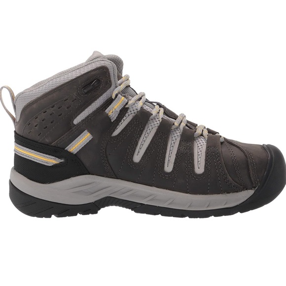 New Keen Women’s steel Toe Utility Boots Flint 2 Mid Rise Sz 7 Magnet/Vapor 37.5 - Picture 8 of 8